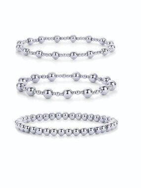 PAVOI  Bracelet Pack Stainless Steel 3-Piece Set Waterproof